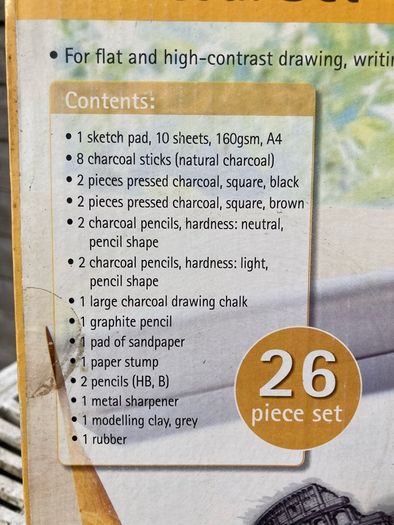Charcoal set