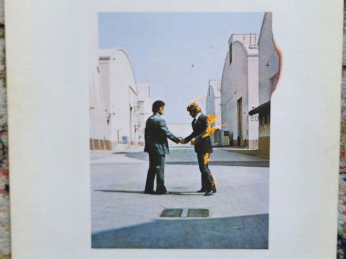 LP Pink Floyd : Wish you were here , Harvest 2c068-96918 ,Vinyl LP Album (stereo) France 1975, Vinyl VG+.