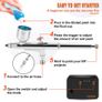 Airbrush Kit, Portable Airbrush Set with Compressor, Airbrushing System Kit with Multi-purpose Dual-action Gravity Feed Airbrushes, Art Nail Cookie Tattoo Makeup Cake Decorating Spray Model Craf Image 4