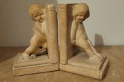 Art noveau cherub bookends