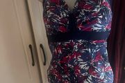 BNWT Zoggs Swim Shapes Flatter Enhance Support Tankini set size UK12 cup UK34F EU75F Postage included