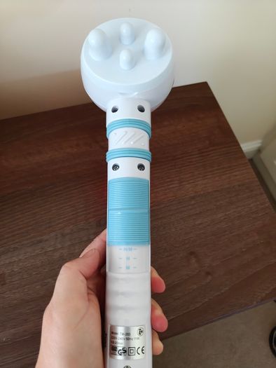 Massage device with heater