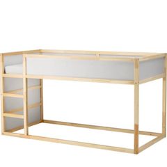 Kids Reversible Loft Bed with Mattress