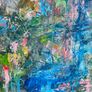 Original Abstract Painting Dublin Original Art Pondscape Riverscape Painting Image 5