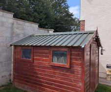 Garden Shed with Steel Roof