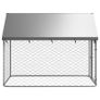 Outdoor Dog Kennel with Roof 200x100x150 cm Image 3