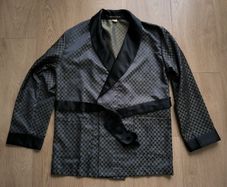 Vintage Lloyd Attree and Smith London Smoking Jacket Robe Size 60 XL XXL