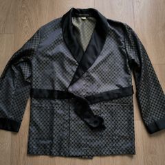 Vintage Lloyd Attree and Smith London Smoking Jacket Robe Size 60 XL XXL