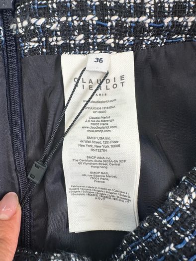 Claudie Pierlot tweed mini skirt