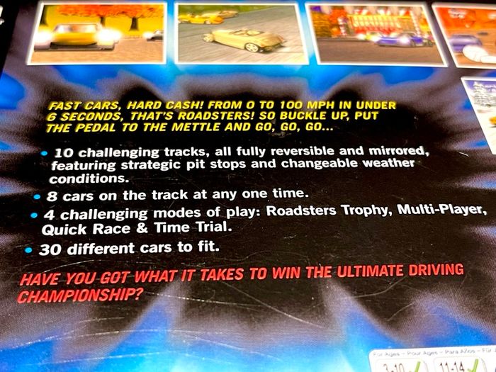 Roadster for Nintendo N64 Boxed