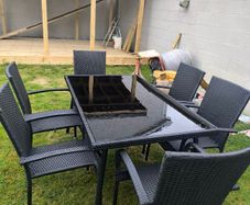 Garden table and chairs