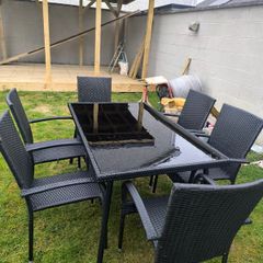 Garden table and chairs