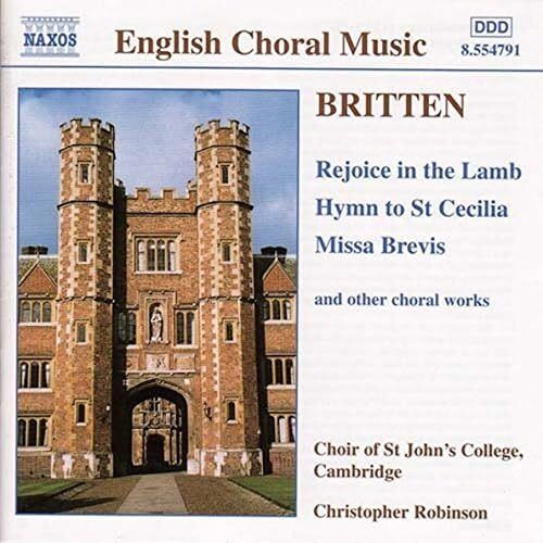 Britten. Rejoice in the Lamb. CD. Free Postage!