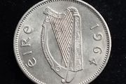 Ireland - 1964 - 6 Pence - Wolfhound - KM.13a - High Grade - [259]