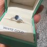 Diamond & Saphire Ring Image 10
