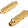 New Gold Audio 3.5 mm Male 1/8 To 6.5 mm 1/4 Female Stereo Adapter 6.3 mm #241 Image 4