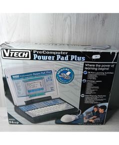 Vtech Power Pad Plus Kids Vintage Computer -new In Opened Box Rare Retro Vintage