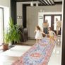 Oriental Runner Rugs for Hallway 60x240cm Non-Slip Kitchen Rug Runner Washable Boho Entryway Rug Low Profile Carpet Runner for Hallways Entrance Bathroom Living Room (FREE POSTAGE) Image 3