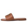 Brand New Women's Low-Heel Leather Slide Sandals Comfortable Image 5