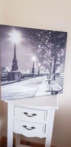 Black & White Winter Scene Picture