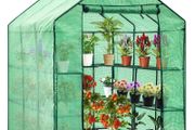 FREE EXPRESS SHIPPING Greenhouse Grow House with 8 Shelves,143 x 216 x 195 cm