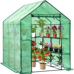 FREE EXPRESS SHIPPING Greenhouse Grow House with 8 Shelves,143 x 216 x 195 cm