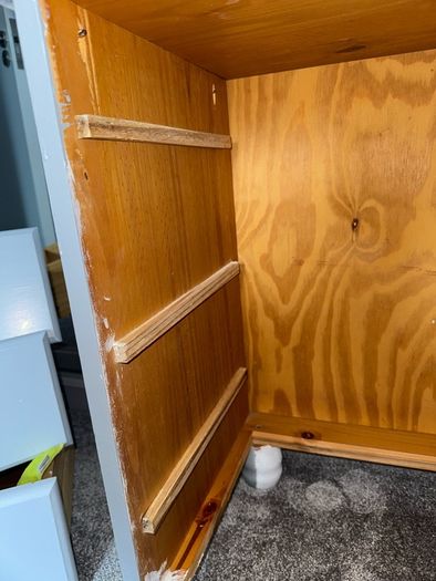 Solid Wood 3 Drawer Bedside Locker
