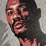 Marvellous Marvin Hagler original portrait painting Boxing one-off original Image 5