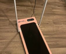Barely used home fitness pink treadmill with handles