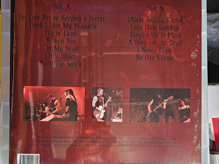 Queens Of The Stone Age "Live" Sealed Vinyl Album