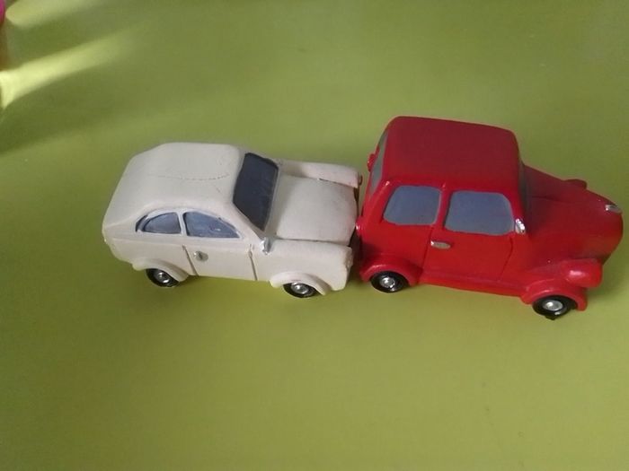 car ornaments x2