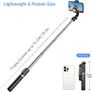 Selfie Stick, 4 in 1 Extendable Bluetooth Selfie Stick Tripod 360 Degree Rotation Stable Tripod Stand with Detachable Wireless Remote, Compatible with GoPro (FREE SHIPPING) Image 6