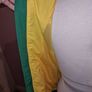 Tommy Hilfiger Mens Jacket XS Yellow Brasil Patch Embroidered Spellout VTG Image 7