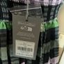 Midi Dress Oliver Bonas Black & Green Checked Scalloped Strappy Maxi dress size 12 brand new Image 5