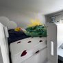 Bed with wardrobe and desk Image 2