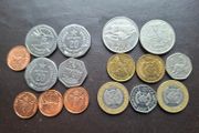 Mozambique&amp;Madagascar. A Lot of 16 coins (1993-2012)