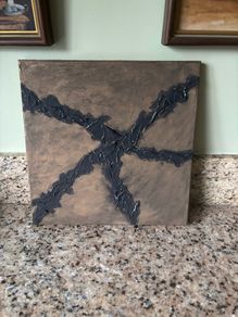 Striking painted canvas