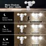 LED Security Motion Sensor Outdoor Flood Lights, 15W 2000lm, 5000K Daylight, Dusk to Dawn Waterproof Flood Light, Waterproof IP65, White Image 3