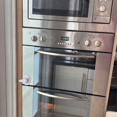 double oven and microwave