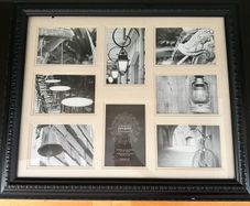 Black wooden picture frame