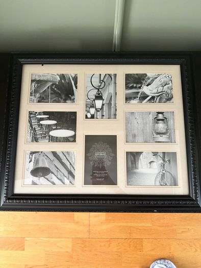 Black wooden picture frame