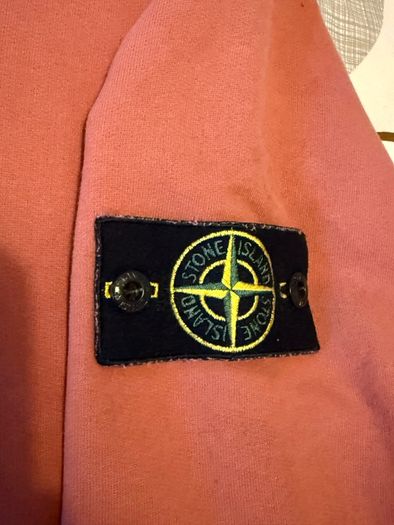 Stone Island Crewneck Sweatshirt Coral Genuine