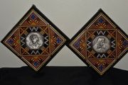 Jesus Christ and Virgin Mary Plaque Wall hangings