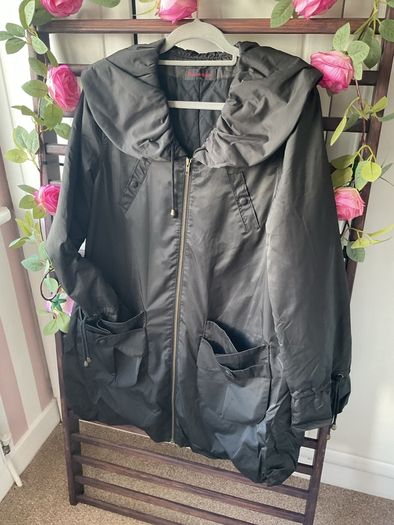 jacket miss selfridge shawl collar parka inspired jacket size 12