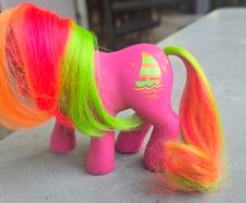 Hula Hula Tropical Ponies MLP G1 My Little Pony Hasbro