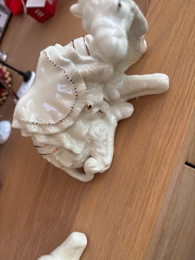 Belleek Living Nativity Collection - Manger Ox and Camel Set