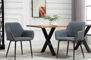 Mid-Century Dining Chairs, Dark Grey