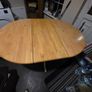 wodden kitchen table Image 4
