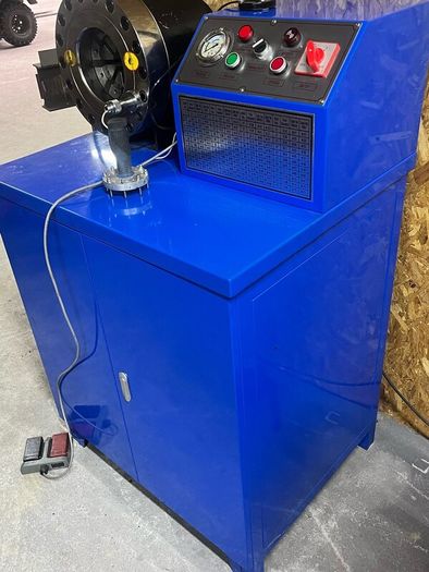 Hydraulic hose crimper