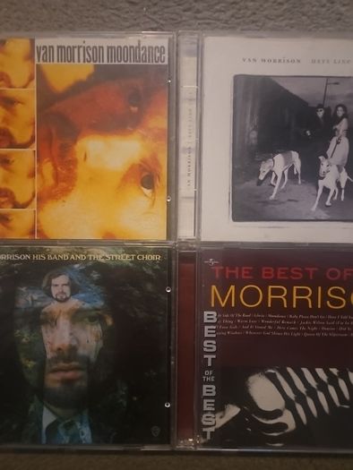 Van Morrison CDs Collection: Moondance / Days Like This / The Best of / His Band And The Street Choir.